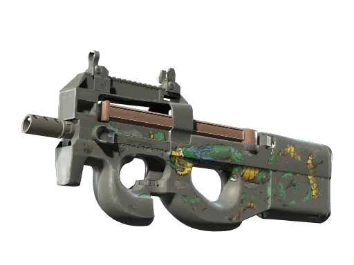 p90-emerald-dragon-battle-scarred-legendary