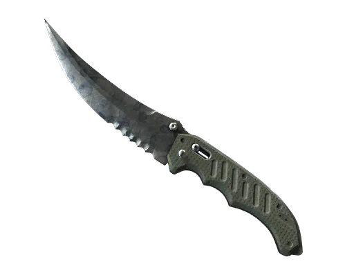 ★-flip-knife-stained-well-worn-ancient