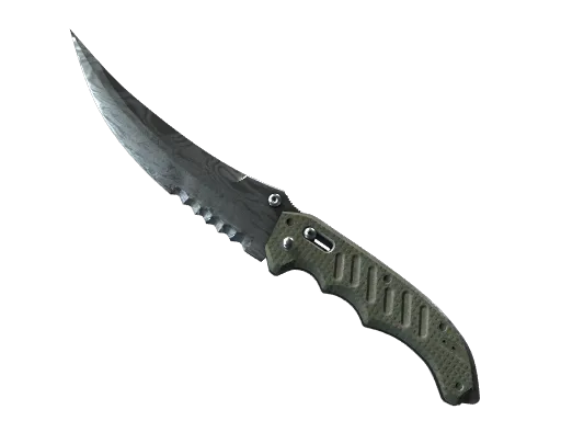 ★-flip-knife-damascus-steel-field-tested-ancient
