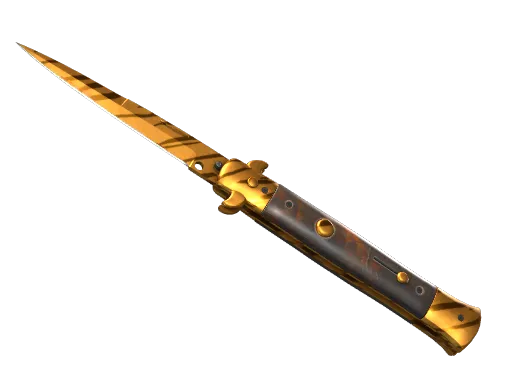 ★-stiletto-knife-tiger-tooth-factory new-ancient